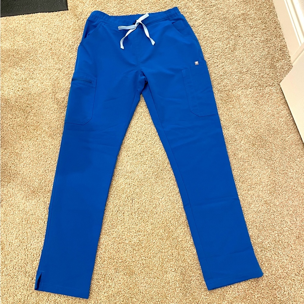 *SOLD* FIGS Yola Scrub pants Royal Blue sz Small